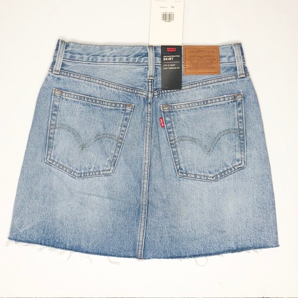 Levi’s rhinestone denim skirt NWT 26 - Picture 6 of 8